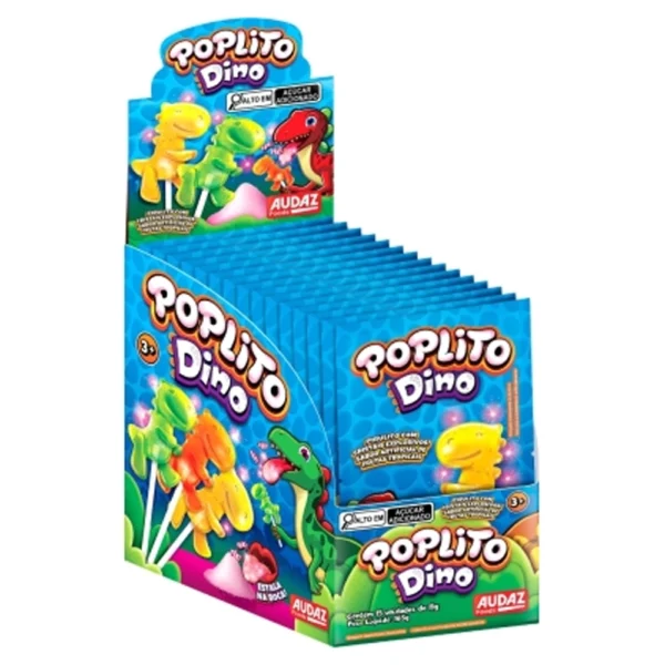 POPLITO DINO C/CRISTAIS EXPLOSIVOS