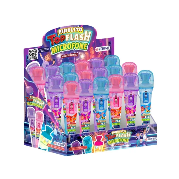 PIRULITO TOP FLASH MICROFONE