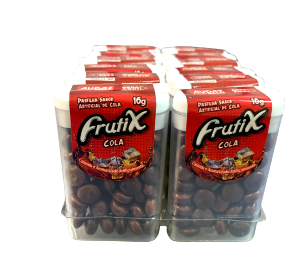 CONFEITO FRUTIX FRASCO COLA C/12UN