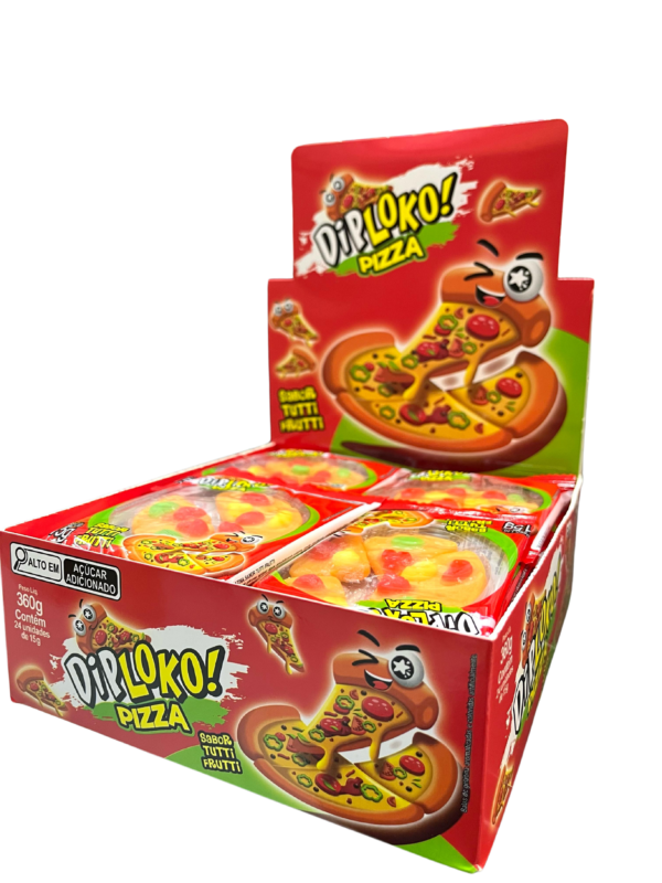 DIP LOKO PIZZA GUMMY C/24UN