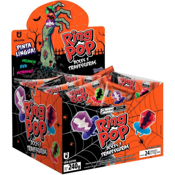 RING POP HALLOWEEN C/24UN