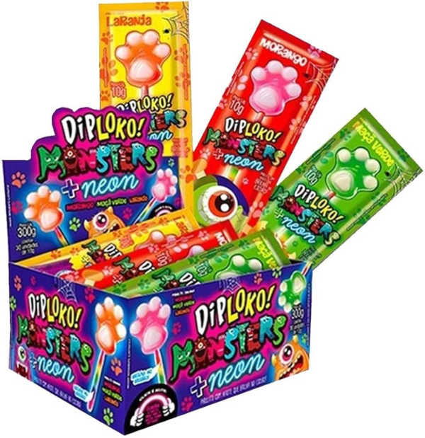 DIP LOKO NEON MONSTERS PATINHA C/30UN