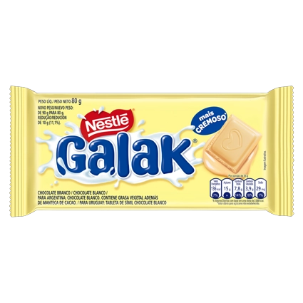 Barra de Chocolate Branco - Galak