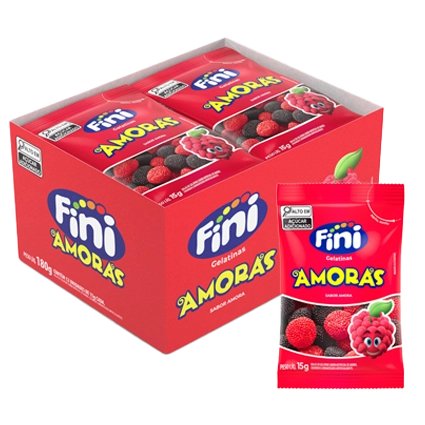 BALA GELATINA FINI AMORAS C/12 15G