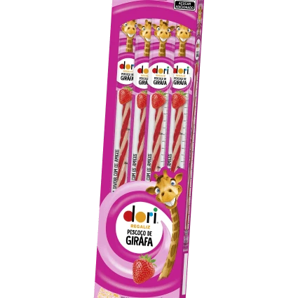 DORI REG.PESCOÇO GIRAFA MORANGO C/30 30G