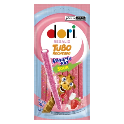 DORI REG TUBO RECHEADO ÁCIDO YOGURTE100 70G