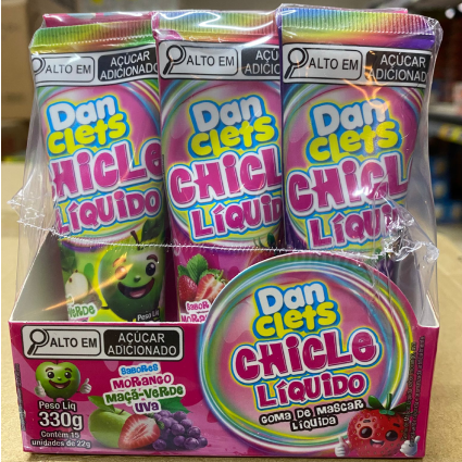 DANCLETS CHICLE LÍQUIDO - C/15UNID