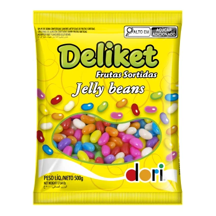 DELIKET GOMA CONFEITADA FRUTAS 500G
