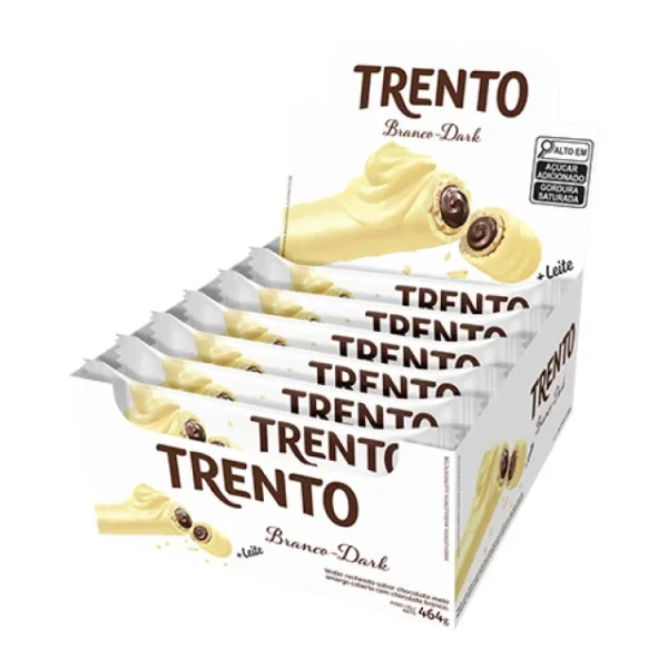 WAFER TRENTO CHOCOLATE BRANCO C/16UN 29G