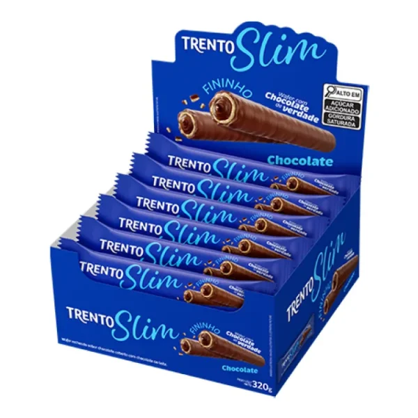 WAFER TRENTO SLIM CHOCOLATE C/16UN 20G