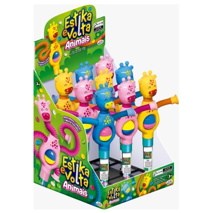 CONFEITO ANIMAIS ESTIKA E VOLTA DP C/09 UN