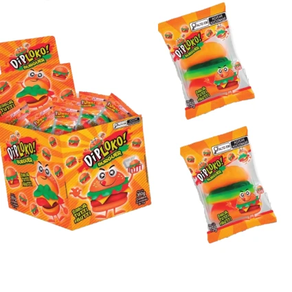 DIP LOKO BURGER GUMMY C/24UN
