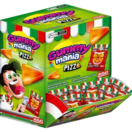 GUMMY MANIA PIZZA C/40UN